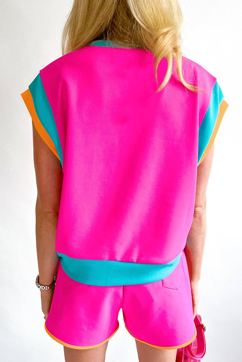 SB46 Colorblock Shorts Set