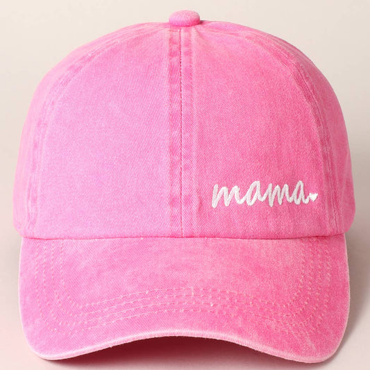 SB97 Pink Mama Embroidered Baseball Cap