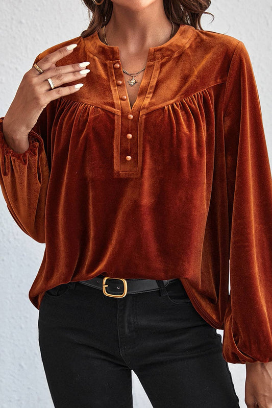 SB328 Velvet Poet Blouse