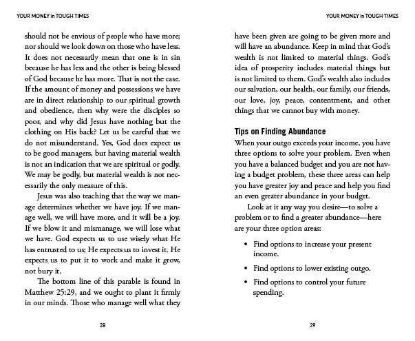 SB105 Your Money in Tough Times: Personal Finance