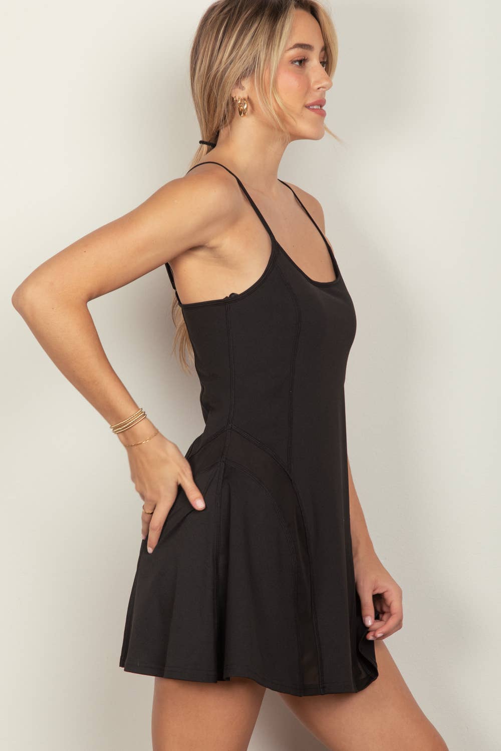 SB115 Mesh Detail Tennis Dress