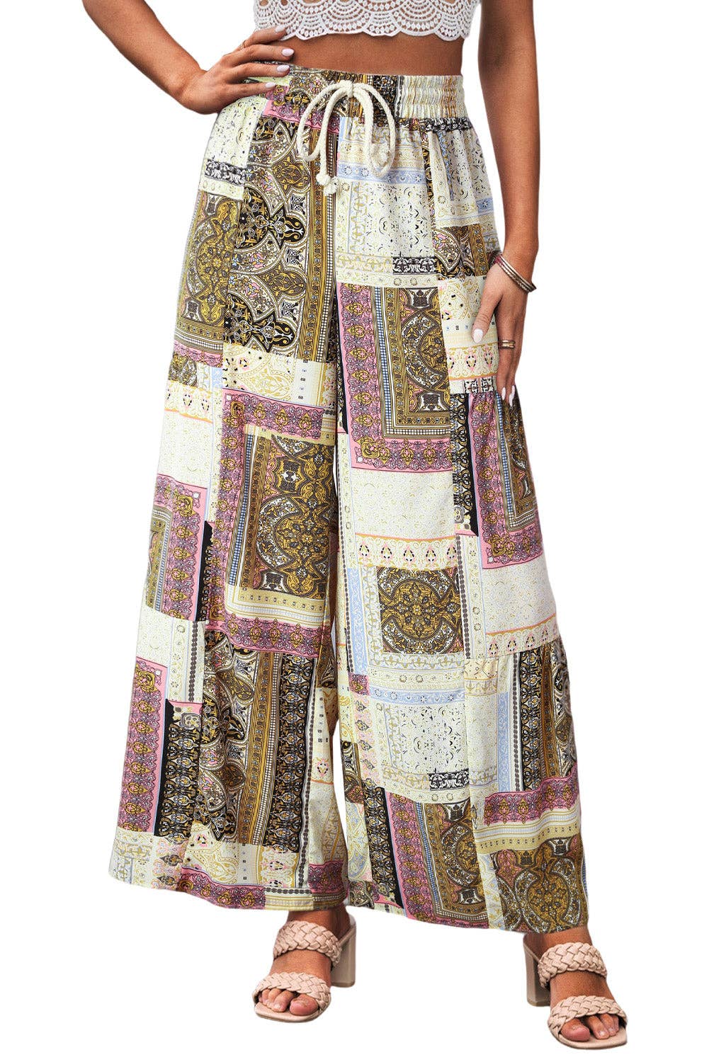 Boho Wide Leg Pants