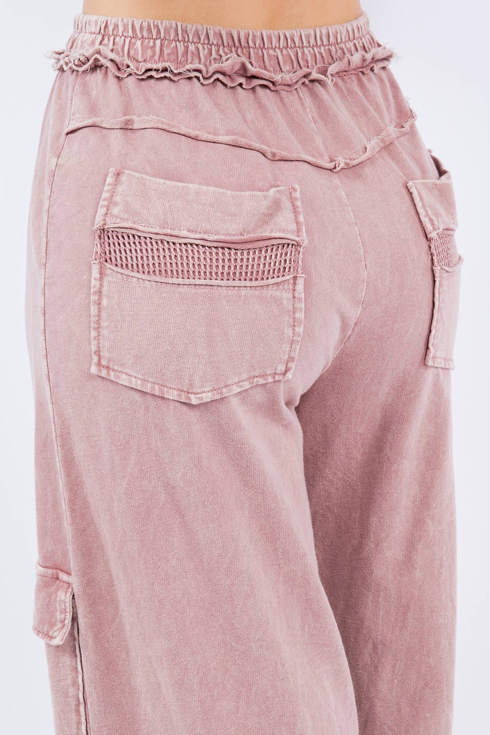SB329 Mineral Wash Cargo Pants