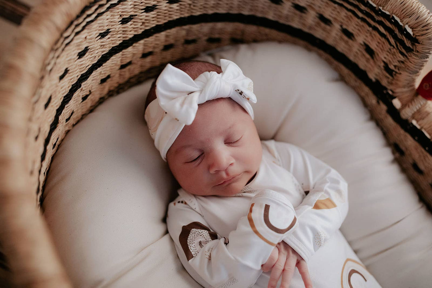 Rainbow Knotted Gown: Gown & Bow