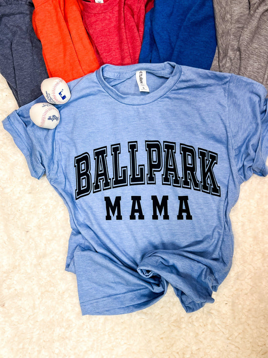 Ballpark Mama Tee: XL