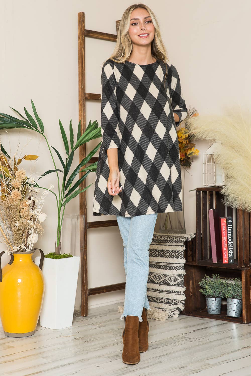 SBB9491 Sweater tunic dress