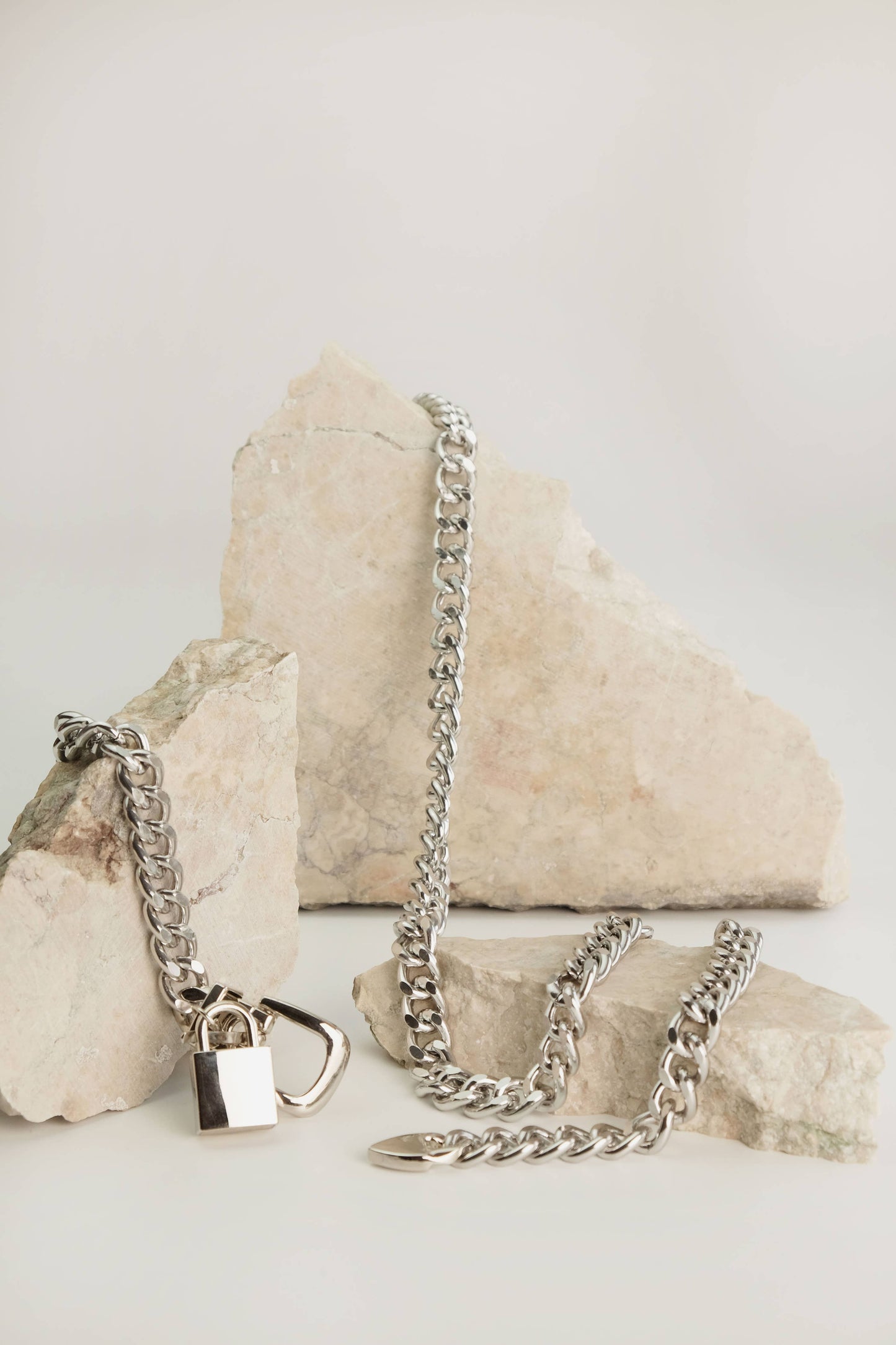 Designer Silver Chain Belt
