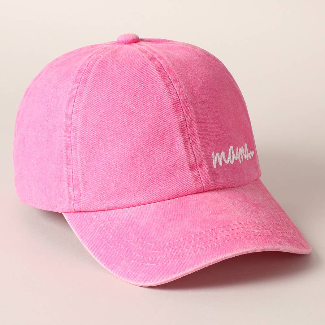 SB97 Pink Mama Embroidered Baseball Cap
