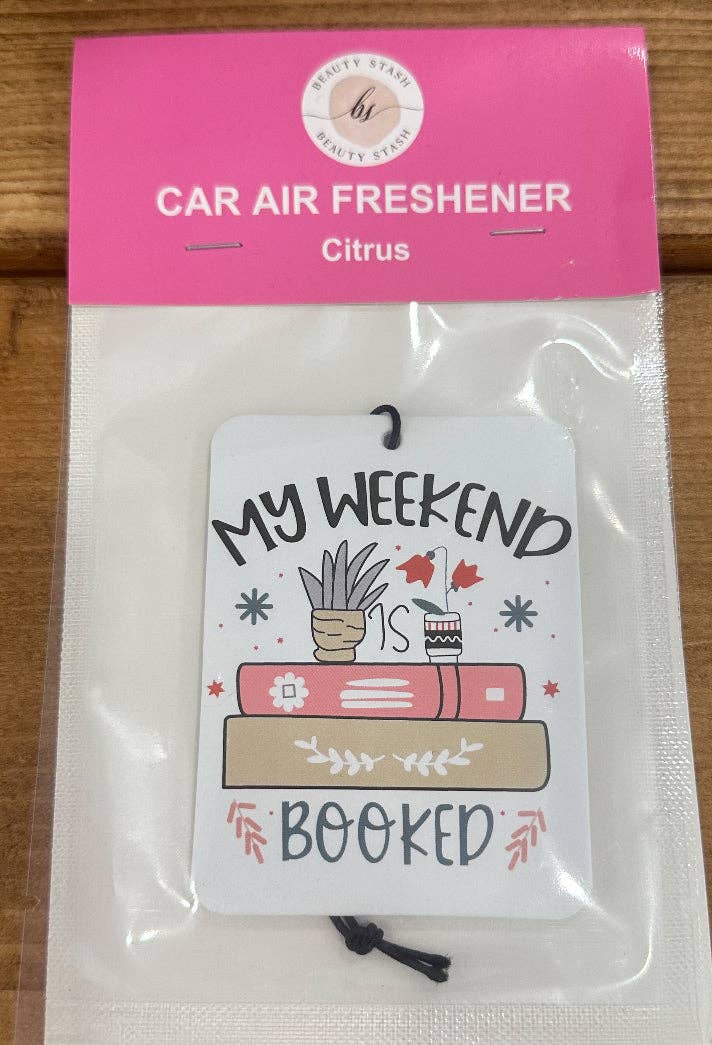 G17 My Weekend Is Booked Air Freshener - Citrus Scent
