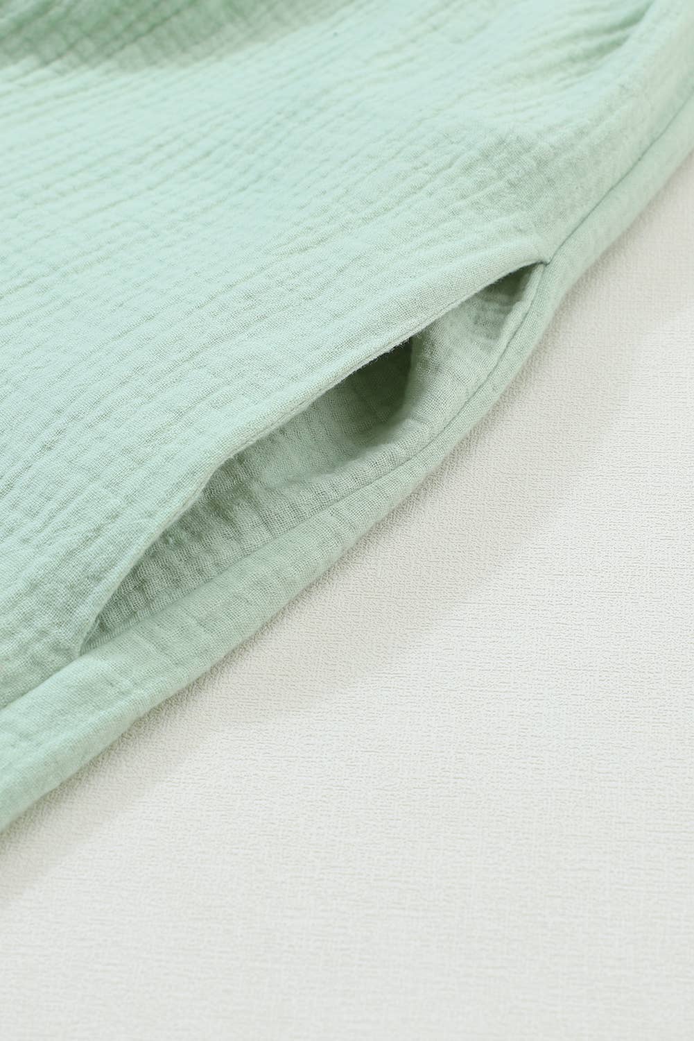 SB143 Waffle Crinkle Shirt Dress