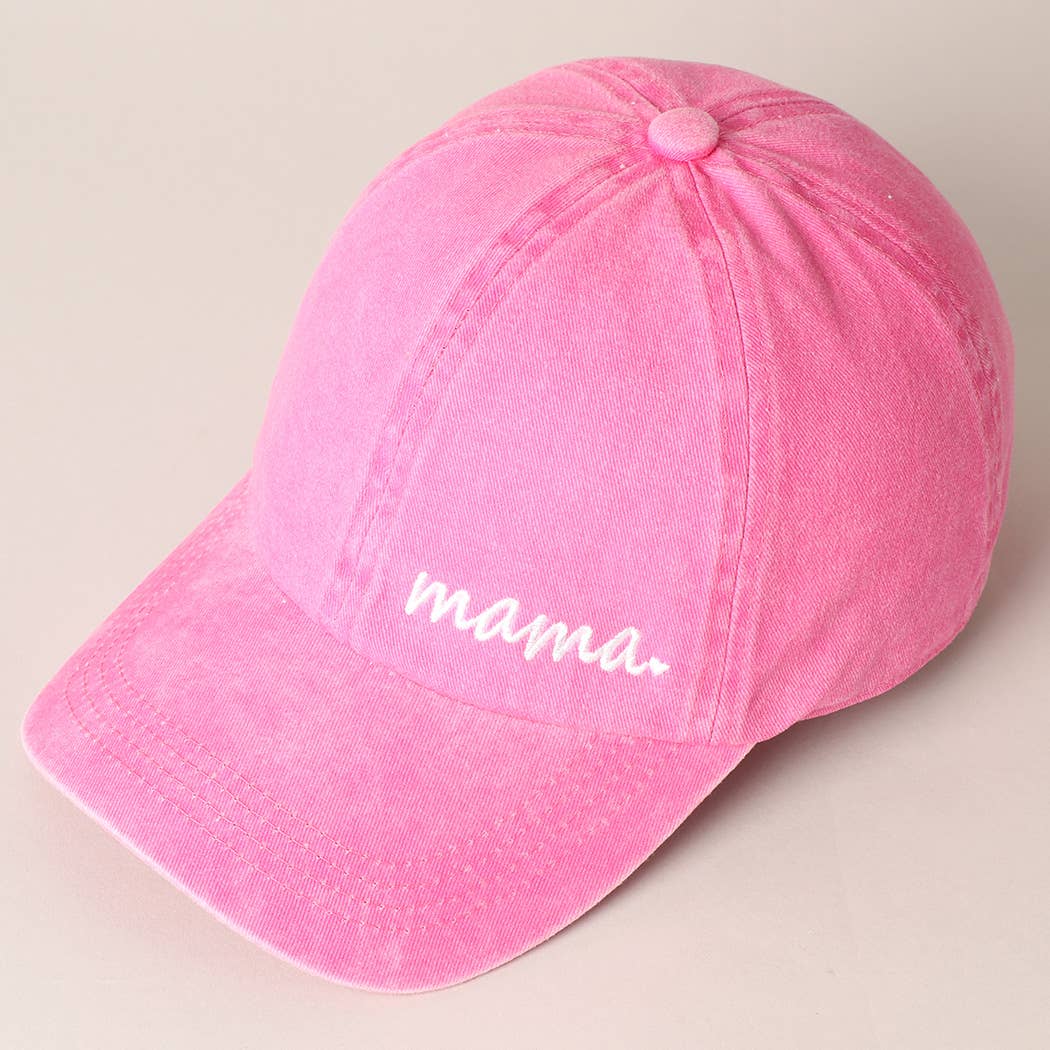SB97 Pink Mama Embroidered Baseball Cap
