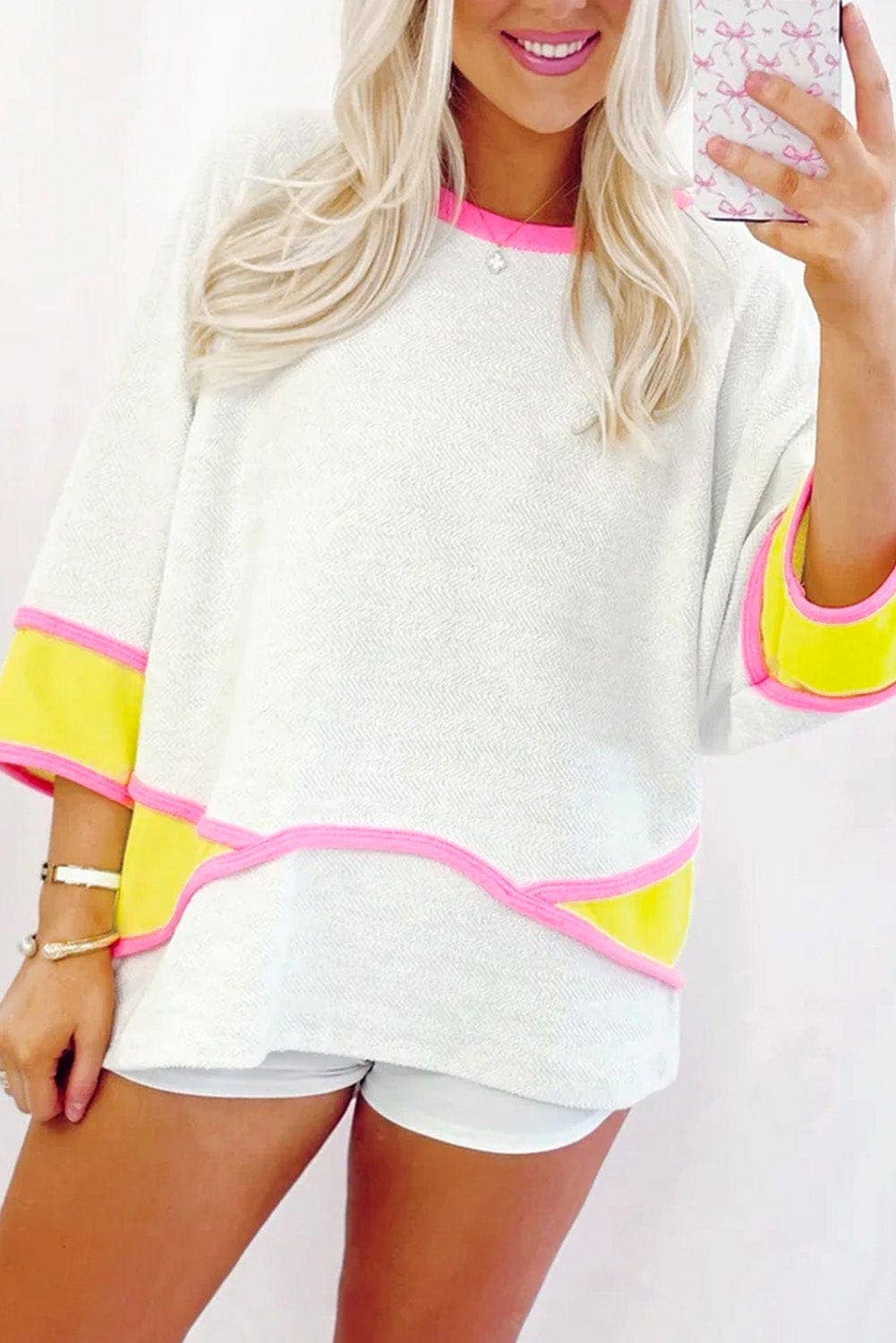 SB287 Gillian Colorblock Pullover