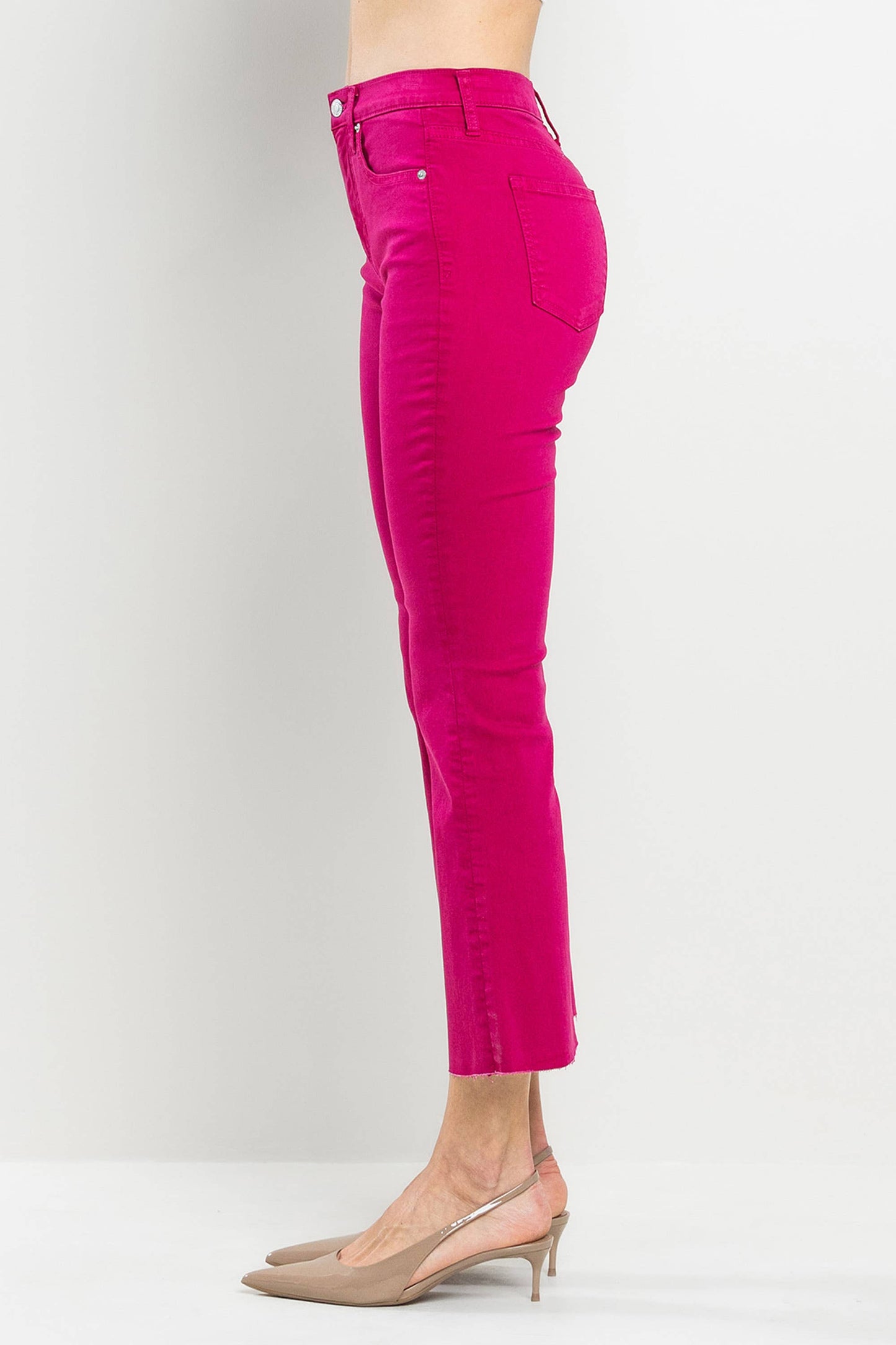 SB333 HIGH RISE KICK FLARE IN VIVA MAGENTA