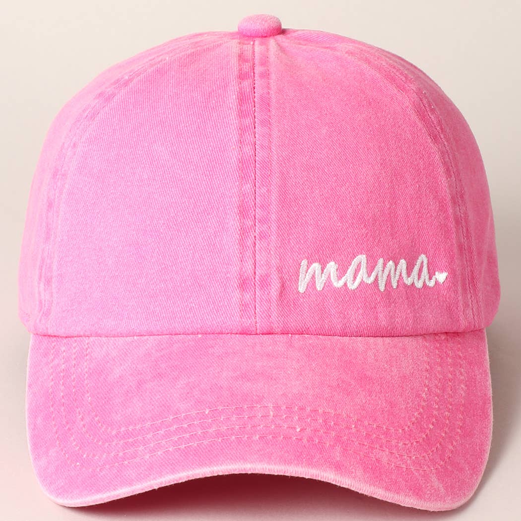SB97 Pink Mama Embroidered Baseball Cap