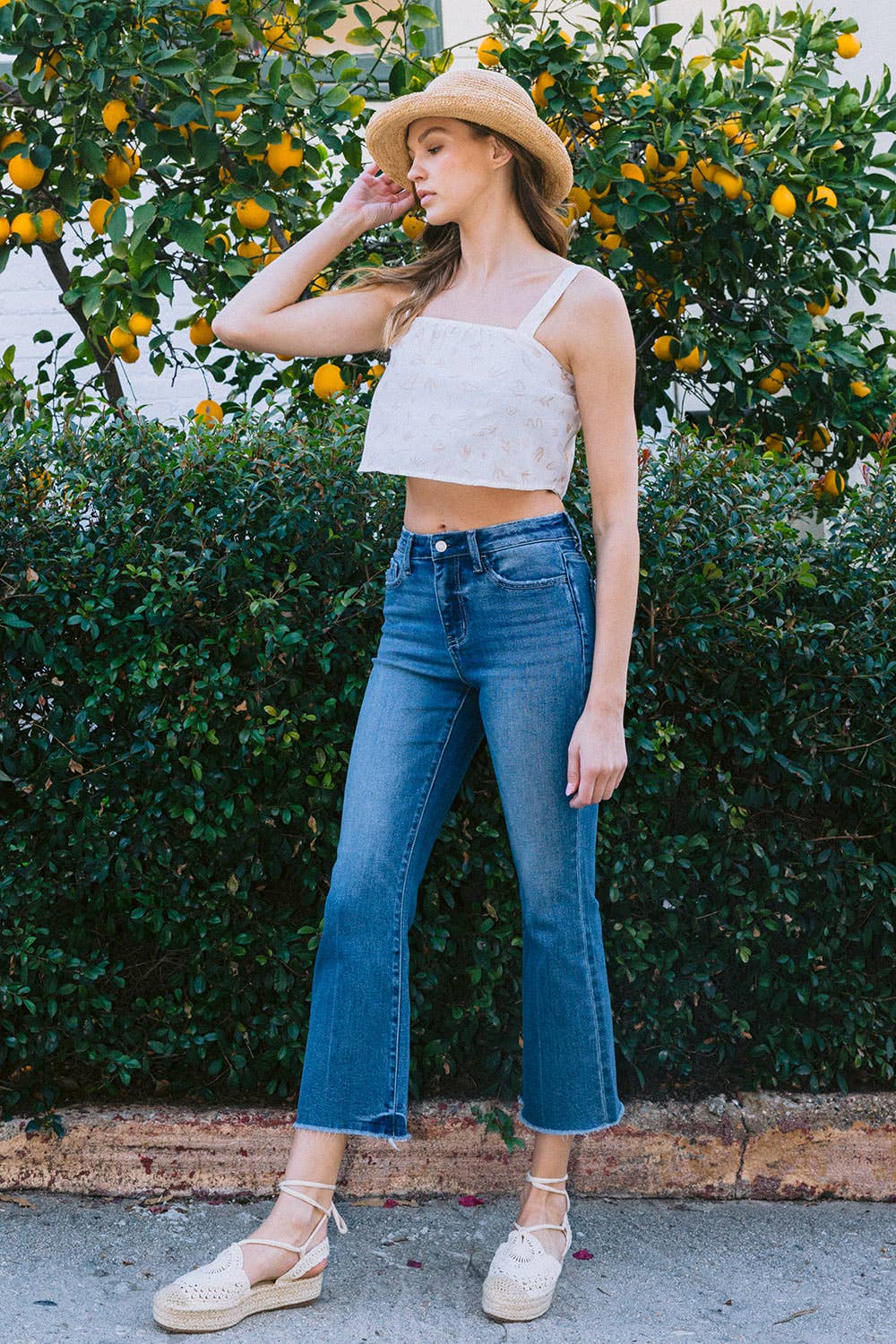 SB160 HIGH RISE  KICK FLARE JEANS: Virtuous