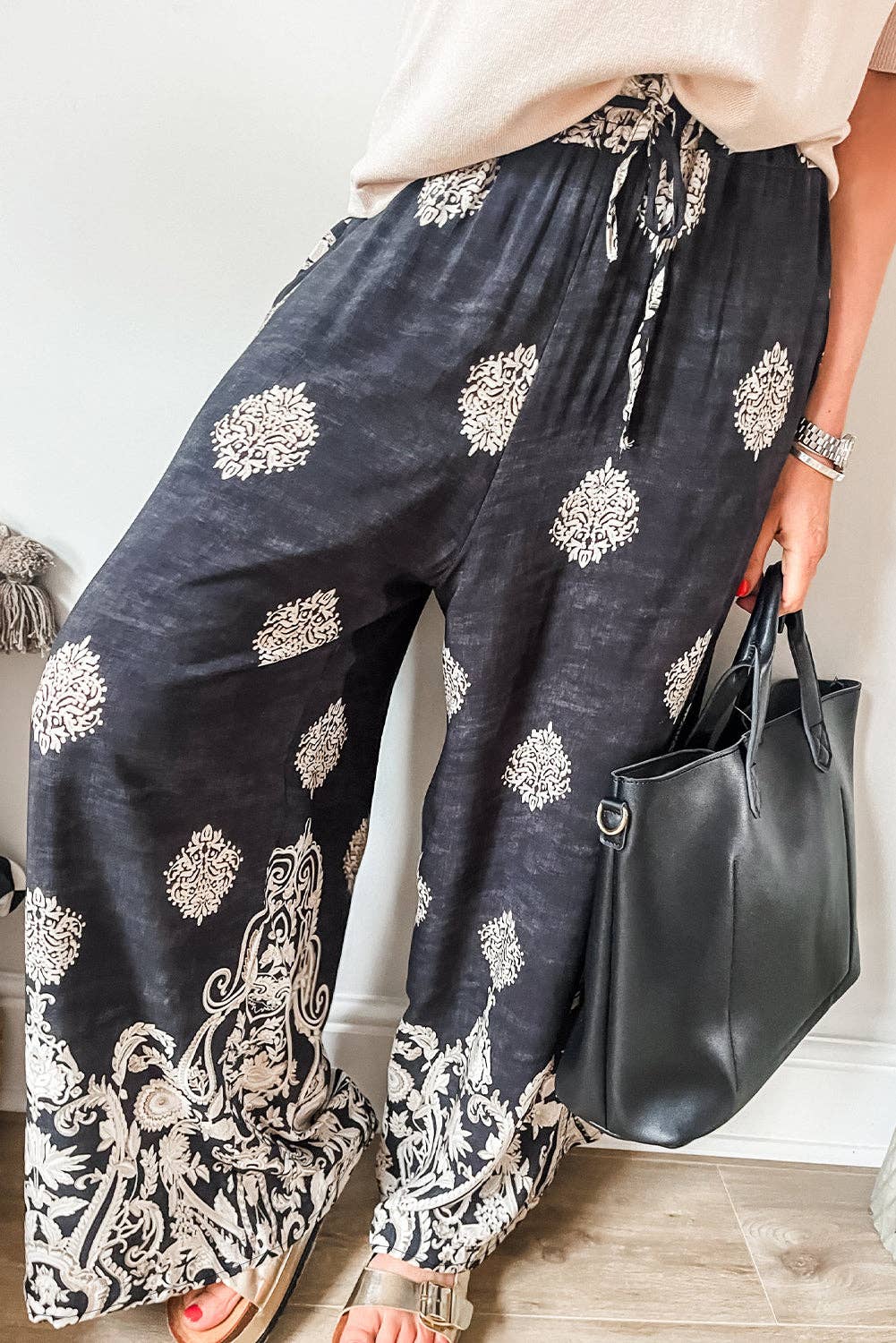 SB322 Boho Drawstring Pants