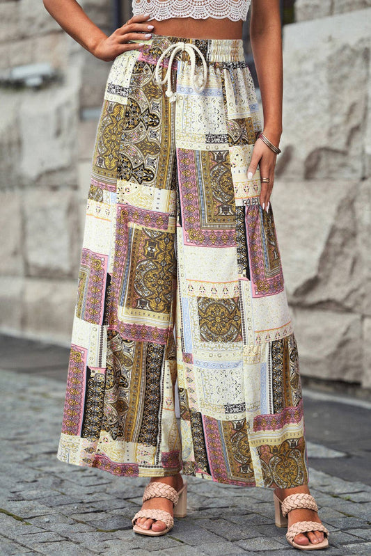 Boho Wide Leg Pants