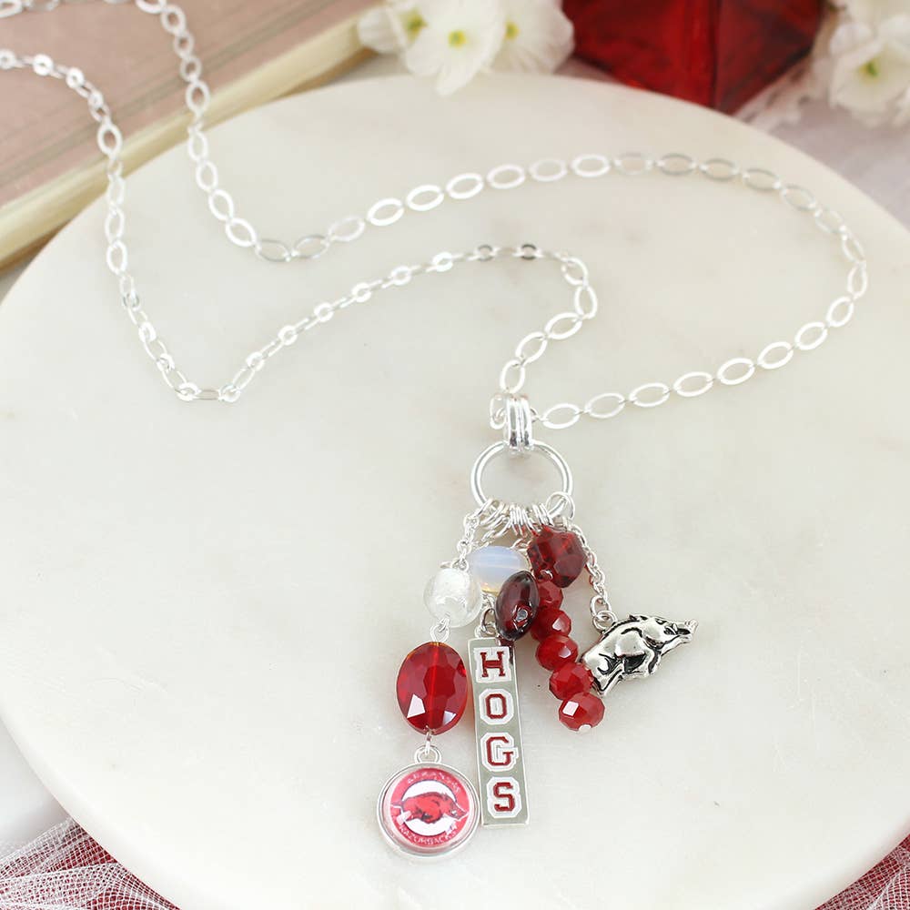 SBJ30 Arkansas Toggle Charm Necklace