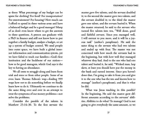 SB105 Your Money in Tough Times: Personal Finance