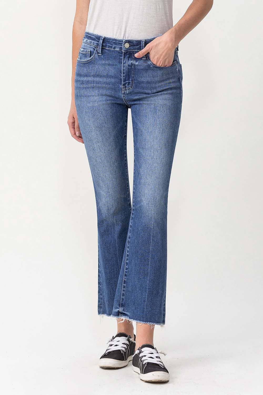 SB160 HIGH RISE  KICK FLARE JEANS: Virtuous