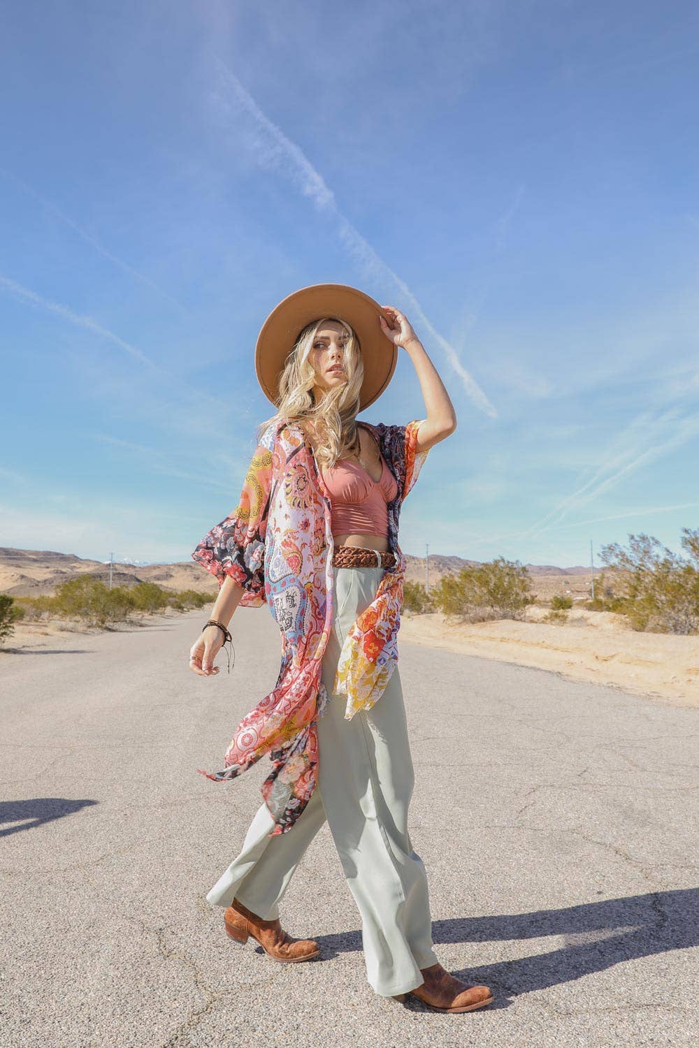 Floral Patchwork Kimono