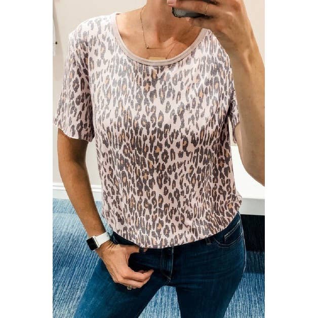 SB135 Raw Hem Short Sleeve Tee