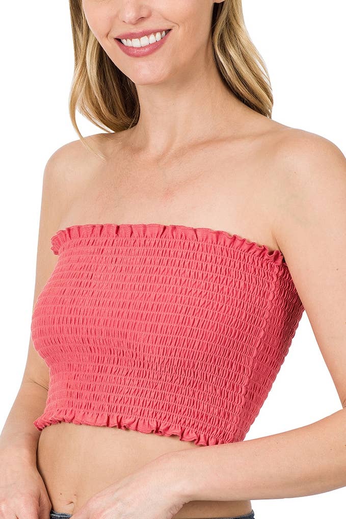 SB267 Smocked Tube Top